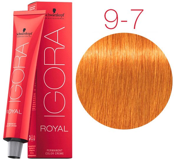 

Крем-краска для волос Schwarzkopf Professional Igora Royal Permanent Color Creme 9-7 60 мл