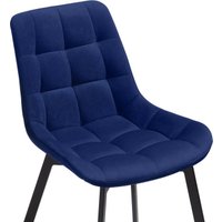 Стул Notta Челси (черный/синий)