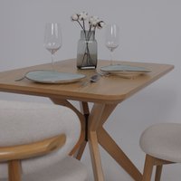 Кухонный стол Оримэкс Сити 1100x700 (светлый бук без тонировки/светлый бук)