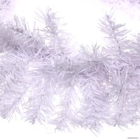 Рождественский венок Серпантин Снежинка 40 см (белый иней) 201-1015