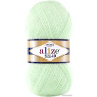 Пряжа для вязания Alize Angora Real 40 842 (480 м, светлая мята)