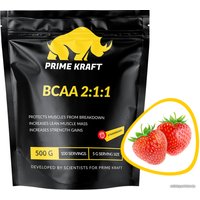 BCAA Prime Kraft BCAA 2:1:1 (500г, клубника)