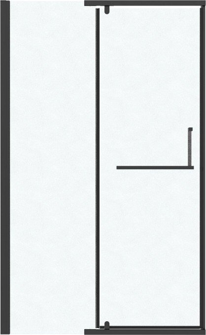 

Душевая дверь Grossman Pragma 120x195 100.K33.03.120.21.02 (черный матовый/шиншилла стекло)