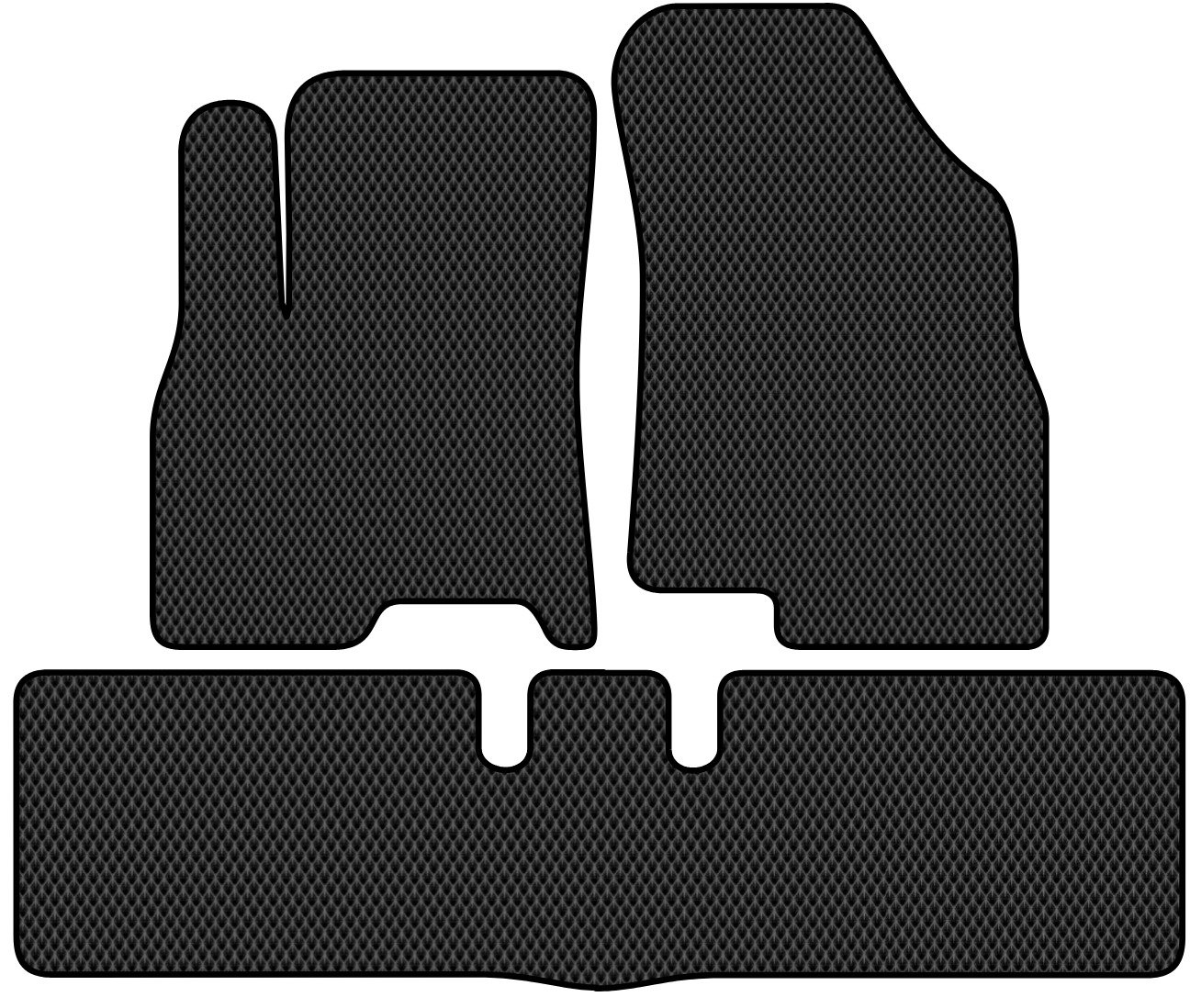 

Комплект ковриков для авто Alicosta Chery Tiggo 8 I (suv / T18) 2019 - Н.В. (черный, ромб)