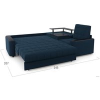 Угловой диван Moon Family 018 003562 (правый, синий)