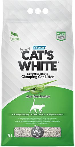 

Наполнитель для туалета Cat's White Aloe Vera Scented 5 л