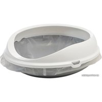 Туалет-лоток Savic Figaro (белый/серый)