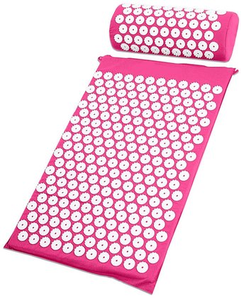 Массажный коврик Польза Акупунктурный набор (розовый)