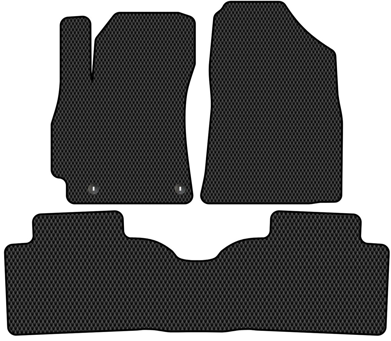 

Комплект ковриков для авто Alicosta Hyundai Elantra VII (седан / CN7) 2020 - Н.В. задний цельный (черный, ромб)