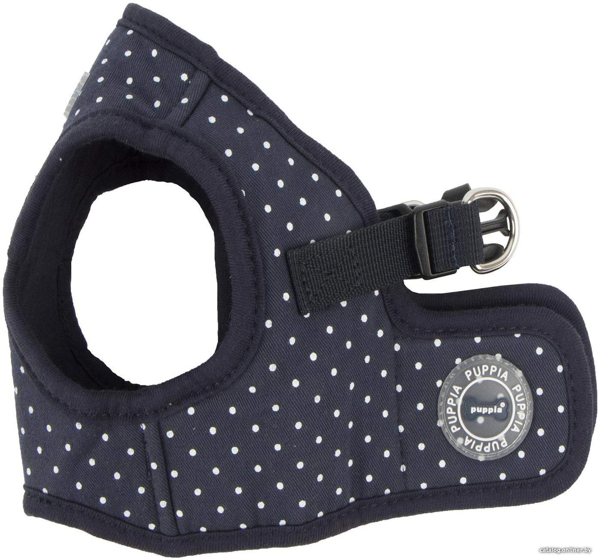 Шлея Puppia Dotty PARA-HB1529-NY-M (синий)