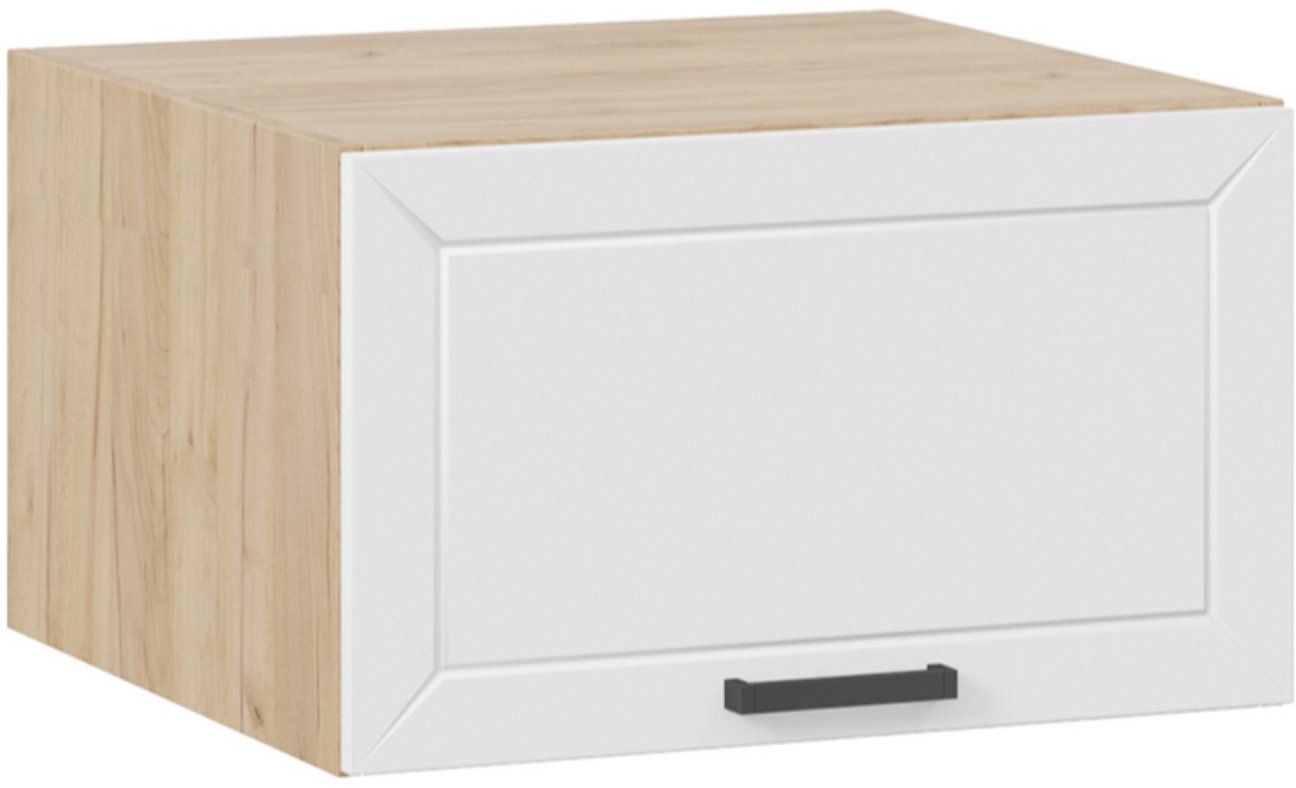 

Шкаф навесной Трия Лорас 1В6ГП (дуб крафт золотой/холст белый)