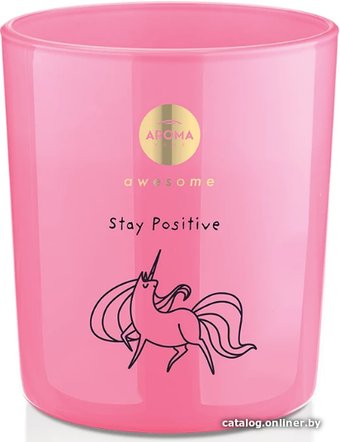 Свеча Aroma Home Stay Positive Candle Ароматическая 140 г