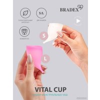 Менструальная чаша Bradex Vital Cup (S+L)