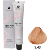 Крем-краска Adricoco Miss Adri 9.43 (100мл, очень светлый блонд медный золотистый)