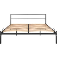 Кровать Князев Мебель Калабрия 1 КЛ1.140.200.Ч (черный муар)