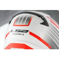 Мотошлем LS2 FF353 Rapid 2 Circuit (XL, белый/красный)