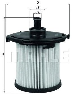 

Топливный фильтр Mahle Knecht KX387D