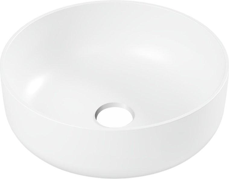 

Умывальник Belux Турин 410 круг (18, белый матовый/Solid Surface)