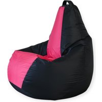 Кресло-мешок Mio Tesoro Груша Kombo XXL GF-130x85-CHF (черный/фуксия)