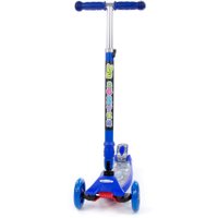 Двухколесный детский самокат Полесье Со складной ручкой 0072C-V1(С) (синий)