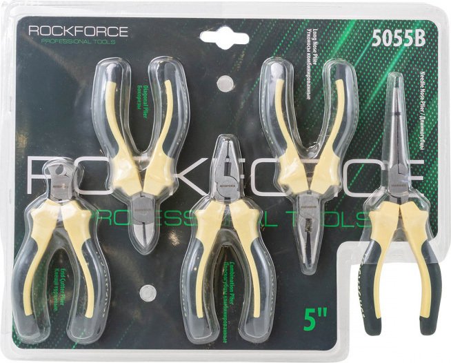 

Набор пассатижей RockForce RF-5055B (5 предметов)
