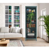 Стеллаж Mio Tesoro Сага 70 2.08.07.110.6 (темно-бирюзовый)