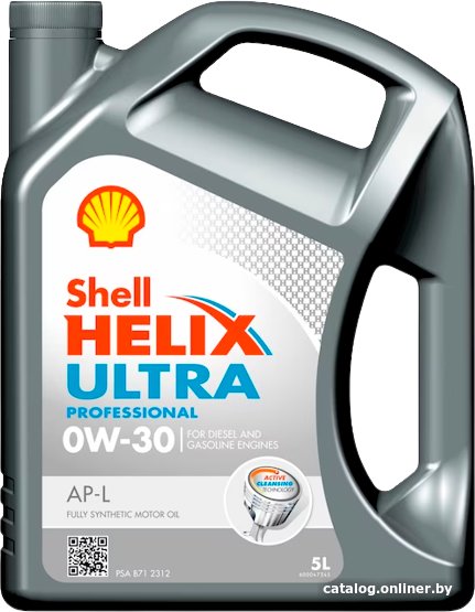 Моторное масло Shell Helix Ultra Professional AP-L 0W-30 5л