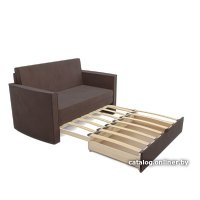 Диван Мебель-АРС Санта №2 (велюр молочный шоколад НВ-178 13)