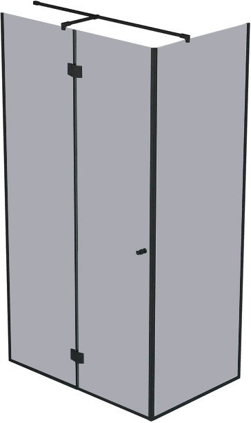 

Душевой уголок Benetto BEN-102_BL_T 120x80x220 (тонированное стекло/черный)