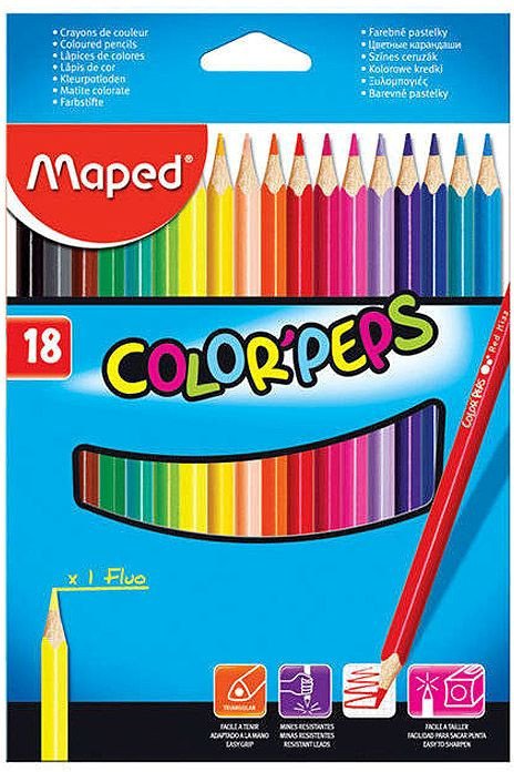 

Набор цветных карандашей Maped 183218 (12 цв.)