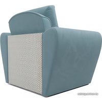 Кресло-кровать Мебель-АРС Квартет (велюр, голубой luna 089)