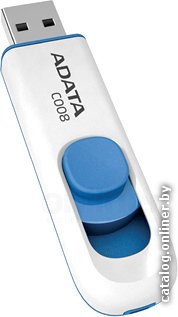

USB Flash ADATA C008 White+Blue 16 Гб (AC008-16G-RWE)