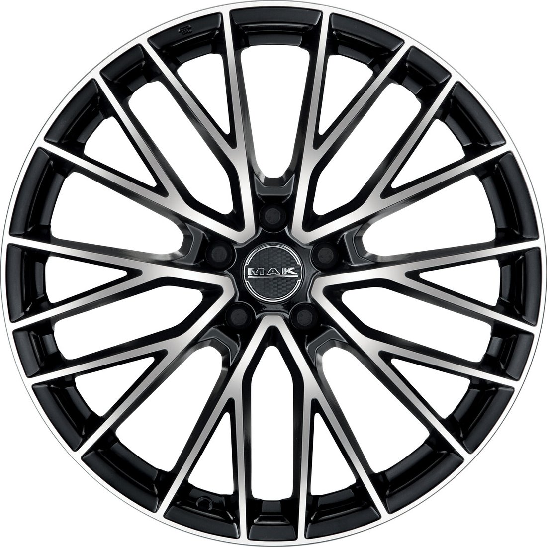 

Литые диски MAK Speciale-D 21x10" 5x112мм DIA 66.6мм ET 42мм Black Mirror