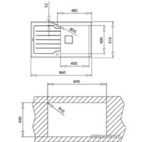 Кухонная мойка TEKA Diamond RS15 1B 1D 86 Auto (белый)