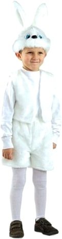 Карнавальный костюм Батик Заяц 106 (белый)