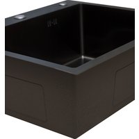 Кухонная мойка Blantek FS-5848B Nano black ECO (+501F40-B)