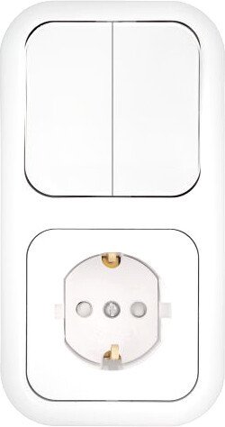 

Розетка Bylectrica 2В-РЦ-555 (белый)