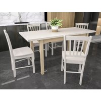 Кухонный стол Signal Adam 90-125/65 (кашемир/дуб кремона)