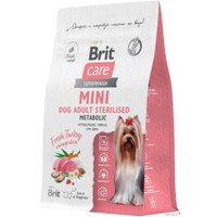 Сухой корм для собак Brit Care Mini Adult Sterilised Metabolic с индейкой 400 г