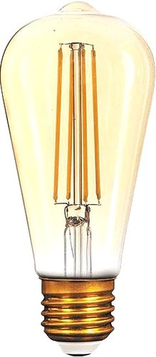 Светодиодная лампочка Gauss LED Filament ST64 E27 8W Golden 2400К 157802008