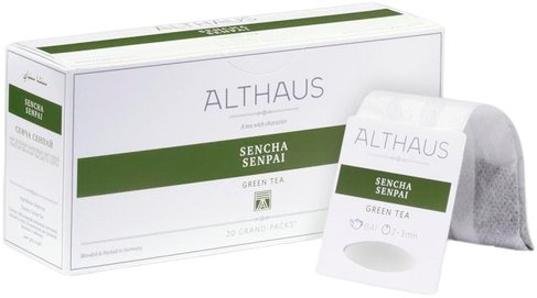 Зеленый чай Althaus Sencha Senpai 15 шт