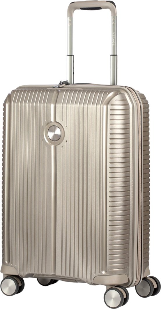 

Чемодан-спиннер Verage Rome 19006-S+ 55 см (хаки золотистый)