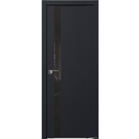 Межкомнатная дверь ProfilDoors 62U L 60x200 (черный матовый, стекло черный лак)