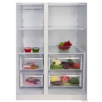 Холодильник side by side Hyundai CS6503FV (белое стекло)