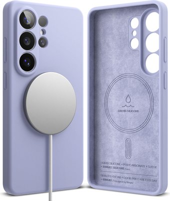 Чехол для телефона Ringke Silicone Magnetic для Galaxy S26 Ultra (Lavender)