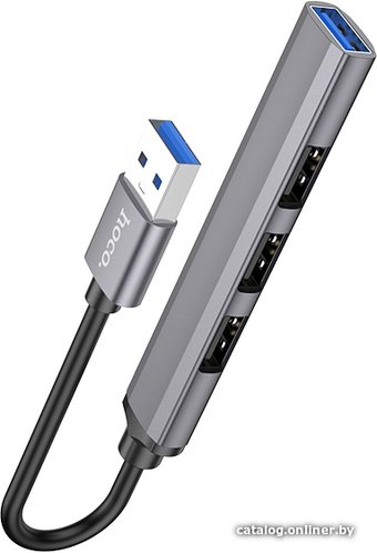 USB-хаб Hoco HB26 (серый)