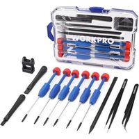 Набор отверток прецизионных Workpro WP200531 (12 предметов)