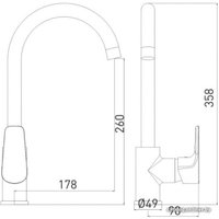 Смеситель Gross Aqua Evo 3118297MB-В02