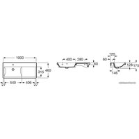 Умывальник Roca The Gap A3270MB000