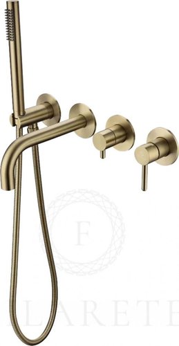 Смеситель Filarete Roun FL2122 (Матовое золото)